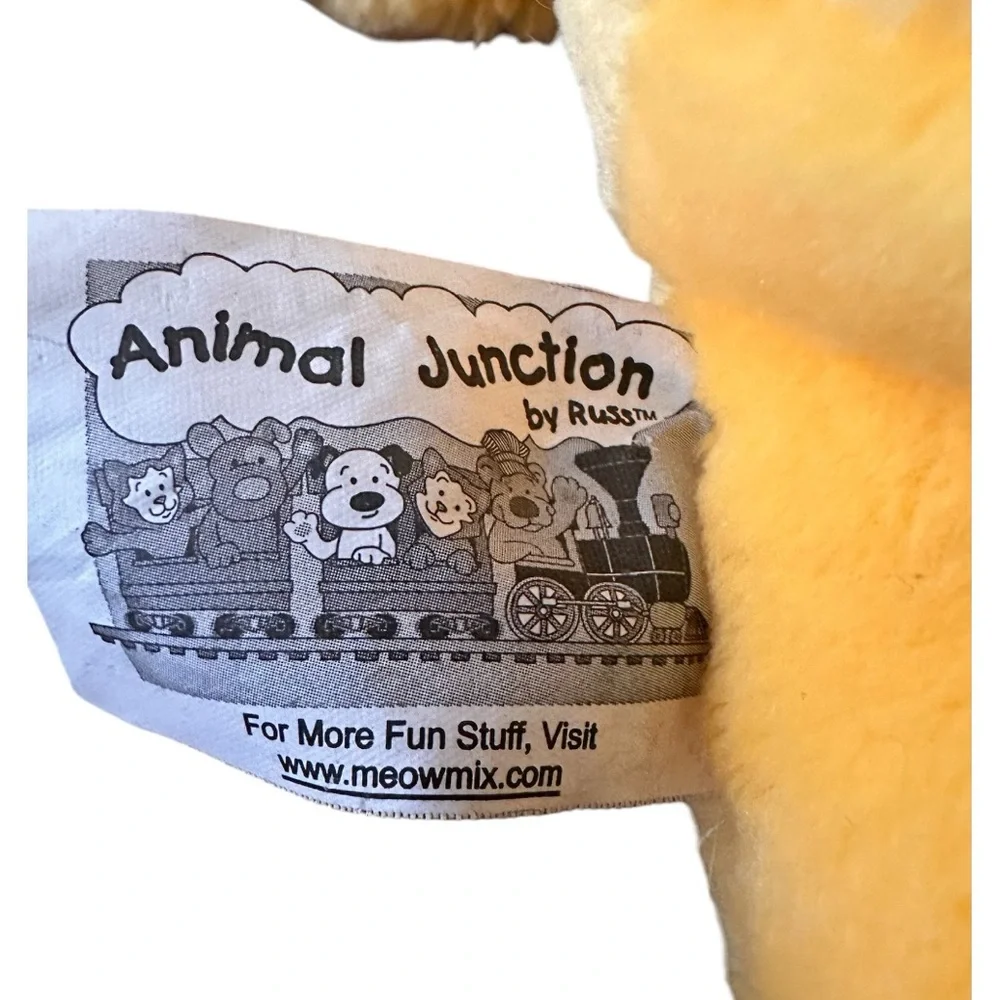 Mr. Meow Mix Cat Plush Russ Singing RARE 2004 ANIMAL JUNCTION Russ Does Not Move